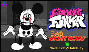 fnf wednesday infidelity vs sad micky mouse